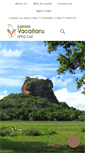 Mobile Screenshot of lanka-vacations.com